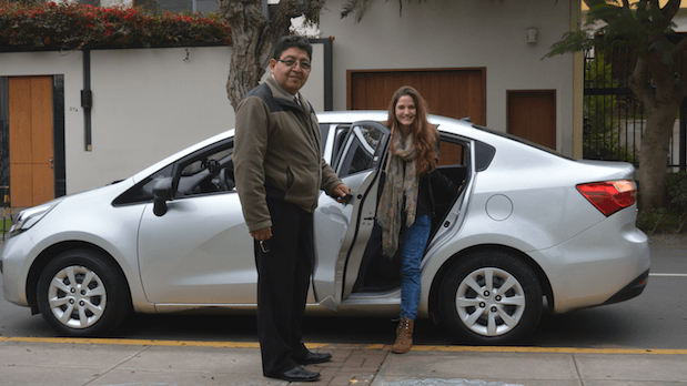 Viajar gratis con Uber Taxi en Lima Peru