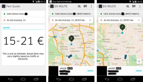 Código Promocional Uber Madrid España
